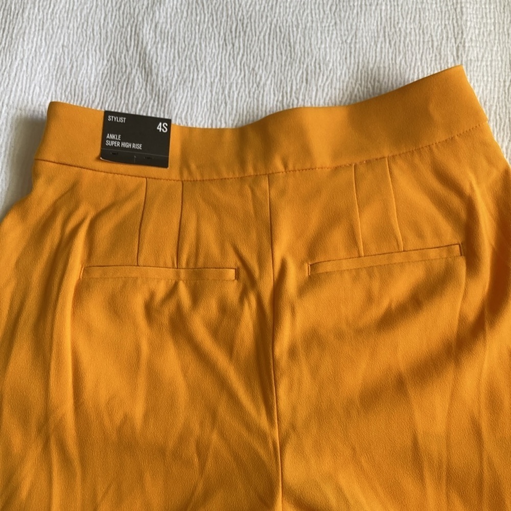 Express Orange Chinos Casual Lightweight Pants - Picture 3 of 4